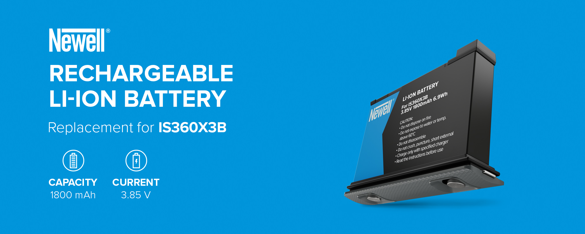 Akumulator Newell zamiennik One X3 do Insta360